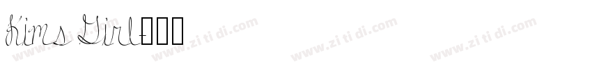 Kims Girl字体转换